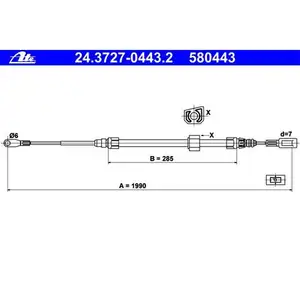 ATE 24.3727-0443.2 Bremsseil