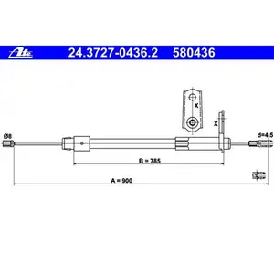 ATE 24.3727-0436.2 Bremsseil