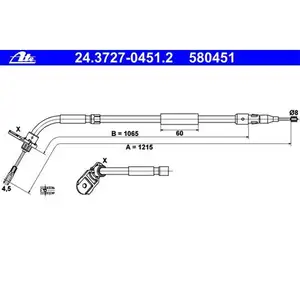 ATE 24.3727-0451.2 Bremsseil ATE 24.3727-0451.2 Bremsseil
