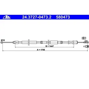 ATE 24.3727-0473.2 Bremsseil