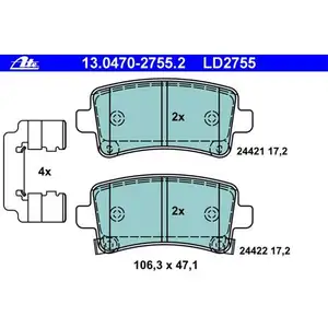 ATE Bremsenset Bremsscheiben Ø315 belüftet Bremsbeläge Ceramic hinten Opel Saab ATE Bremsenset Bremsscheiben Ø315 belüftet Bremsbeläge Ceramic hinten Opel Saab