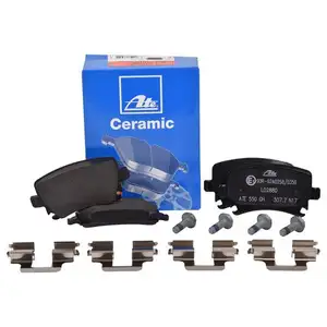 ATE Bremsenset Scheiben 282 mm voll Ceramic Bremsbeläge hinten Touran 1T A3 8P ATE Bremsenset Scheiben 282 mm voll Ceramic Bremsbeläge hinten Touran 1T A3 8P