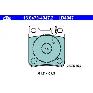 ATE 13.0470-4047.2 Ceramic Belagsatz