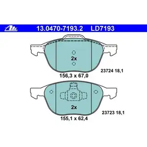ATE 13.0470-7193.2 Ceramic Belagsatz