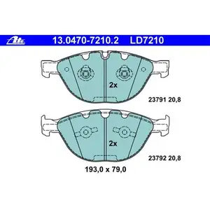 ATE 13.0470-7210.2 Ceramic Belagsatz