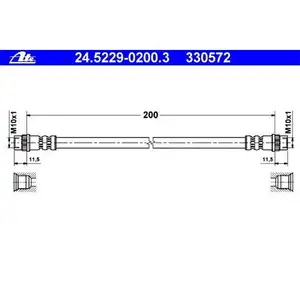 ATE 24.5229-0200.3 Bremsschlauch ATE 24.5229-0200.3 Bremsschlauch