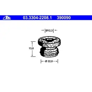 ATE 03.3304-2208.1 Behaelterstopfen ATE 03.3304-2208.1 Behaelterstopfen