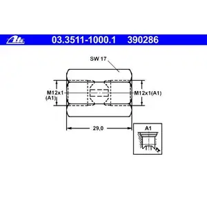 ATE 03.3511-1000.1 Zwischenstueck