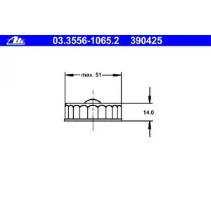 ATE 03.3556-1065.2 Beh.-Verschraubung