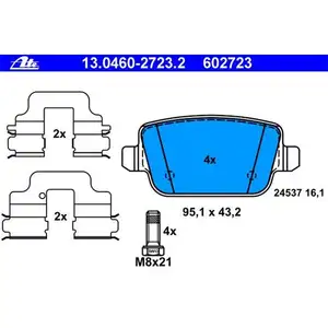 ATE Bremsenset Scheiben Ø302 voll Beläge hinten Ford Focus Galaxy S-Max Mondeo ATE Bremsenset Scheiben Ø302 voll Beläge hinten Ford Focus Galaxy S-Max Mondeo