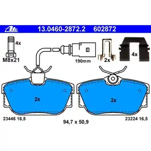 ATE Bremsenset Scheiben Ø294 voll Beläge hinten VW Transporter Seat Alhambra ATE Bremsenset Scheiben Ø294 voll Beläge hinten VW Transporter Seat Alhambra