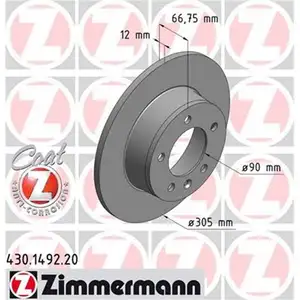 ZIMMERMANN 430.1492.20 Bremsscheiben 2 Stück RENAULT ZIMMERMANN 430.1492.20 Bremsscheiben 2 Stück RENAULT