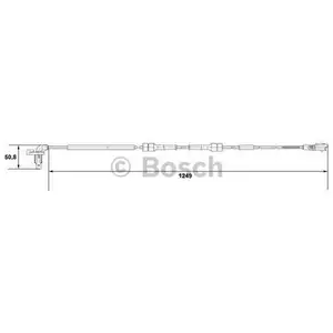 Sensor Raddrehzahl Bosch 0 265 007 666 für Citroën für Peugeot Vorderachse Sensor Raddrehzahl Bosch 0 265 007 666 für Citroën für Peugeot Vorderachse