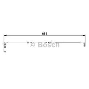 BOSCH 1 987 473 003 Warnkontakt, Bremsbelagverschlei&szlig;