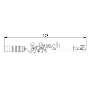Warnkontakt Bremsbelagverschleiß Bosch 1 987 473 007 für Mercedes Benz für VW Warnkontakt Bremsbelagverschleiß Bosch 1 987 473 007 für Mercedes Benz für VW