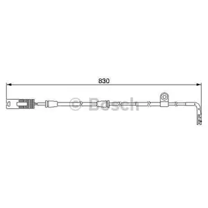 BOSCH 1 987 474 958 Warnkontakt, Bremsbelagverschlei&szlig; f&uuml;r BMW