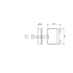 BOSCH 0 986 466 871 Bremsbelagsatz, Scheibenbremse BOSCH 0 986 466 871 Bremsbelagsatz, Scheibenbremse