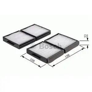 BOSCH 1 987 432 117 Filter, Innenraumluft M 2117 BOSCH 1 987 432 117 Filter, Innenraumluft M 2117