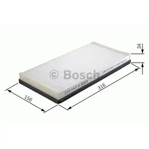Filter Innenraumluft Bosch 1 987 432 007 f&uuml;r Citro&euml;n f&uuml;r Peugeot