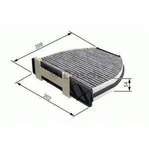 Filter Innenraumluft Bosch 1 987 432 001 f&uuml;r Chrysler f&uuml;r Fiat f&uuml;r Mercedes Benz
