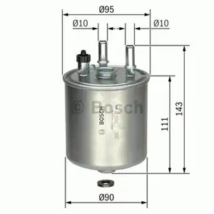 Kraftstofffilter Bosch F 026 402 081 f&uuml;r Renault