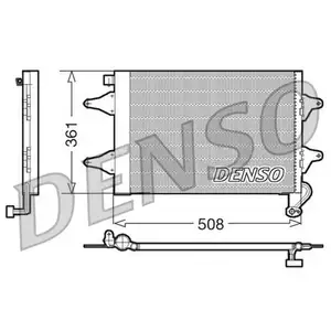 DENSO DCN27004 Kondensator A/C DENSO DCN27004 Kondensator A/C