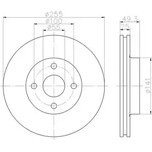 TEXTAR 92125803 Bremsscheiben 2 St&uuml;ck TOYOTA