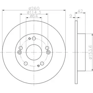 TEXTAR 92164303 Bremsscheiben 2 Stück hinten HONDA TEXTAR 92164303 Bremsscheiben 2 Stück hinten HONDA