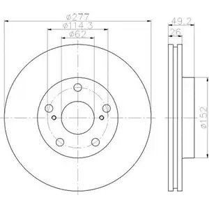 TEXTAR 92257703 Bremsscheiben 2 Stück TOYOTA TEXTAR 92257703 Bremsscheiben 2 Stück TOYOTA