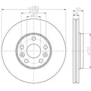 TEXTAR 92257903 Bremsscheiben 2 St&uuml;ck