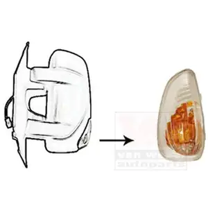 VAN WEZEL 3799917 Blinker seitlich li. im Spiegel