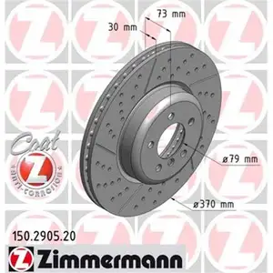 ZIMMERMANN 150.2905.20 Bremsscheiben 2 St&uuml;ck BMW