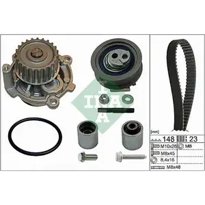 Wasserpumpe + Zahnriemensatz Schaeffler Ina 530 0445 32 für Audi für Seat für VW Wasserpumpe + Zahnriemensatz Schaeffler Ina 530 0445 32 für Audi für Seat für VW