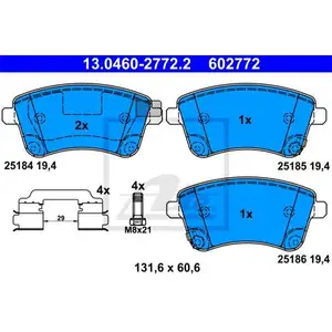 ATE 13.0460-2772.2 Belagsatz
