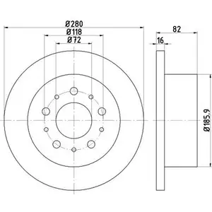 TEXTAR 92157403 Bremsscheiben 2 St&uuml;ck hinten f&uuml;r CITRO&Euml;N
