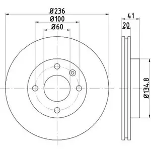 TEXTAR 92278703 Bremsscheiben 2 St&uuml;ck vorne OPEL