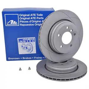 Original ATE 24.0320-0183.1 Power Disc Bremsscheiben 2 St&uuml;ck hinten f&uuml;r BMW