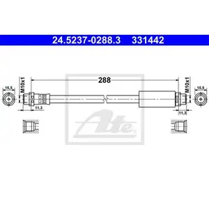 ATE 24.5237-0288.3 Bremsschlauch