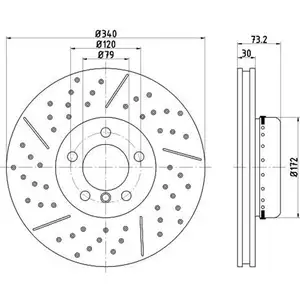 TEXTAR 92265025 Bremsscheiben 2 St&uuml;ck vorne BMW