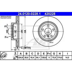 ATE 24.0120-0228.1 Bremsscheiben 2 Stück hinten für BMW ATE 24.0120-0228.1 Bremsscheiben 2 Stück hinten für BMW