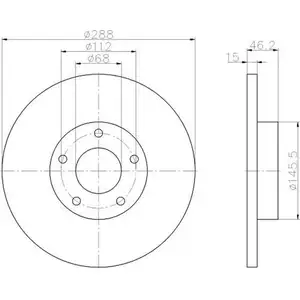 TEXTAR 92057405 Bremsscheiben 2 St&uuml;ck vorne AUDI
