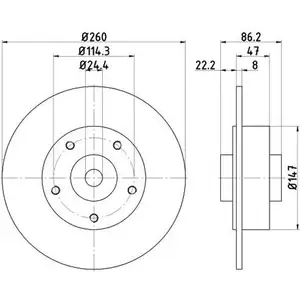 TEXTAR 92196003 Bremsscheiben 2 St&uuml;ck hinten RENAULT