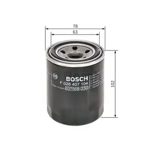 Ölfilter Bosch F 026 407 104 Ölfilter Bosch F 026 407 104