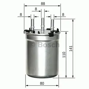 Kraftstofffilter Bosch F 026 402 834 f&uuml;r Audi f&uuml;r VW