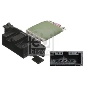 FEBI BILSTEIN 100043 Widerstand für OPEL, FIAT, ALFA, CITROËN, PEUGEOT FEBI BILSTEIN 100043 Widerstand für OPEL, FIAT, ALFA, CITROËN, PEUGEOT