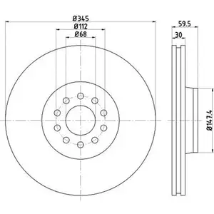 TEXTAR 92112505 Bremsscheiben 2 Stück vorne AUDI TEXTAR 92112505 Bremsscheiben 2 Stück vorne AUDI