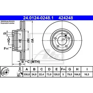 ATE 24.0124-0248.1 Bremsscheiben 2 Stück vorne für BMW ATE 24.0124-0248.1 Bremsscheiben 2 Stück vorne für BMW