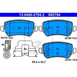 ATE 13.0460-2794.2 Belagsatz ATE 13.0460-2794.2 Belagsatz