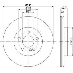 TEXTAR 92286903 Bremsscheiben 2 Stück hinten für MERCEDES-BENZ TEXTAR 92286903 Bremsscheiben 2 Stück hinten für MERCEDES-BENZ