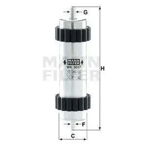 MANN-FILTER WK 6037 Kraftstoffilter
